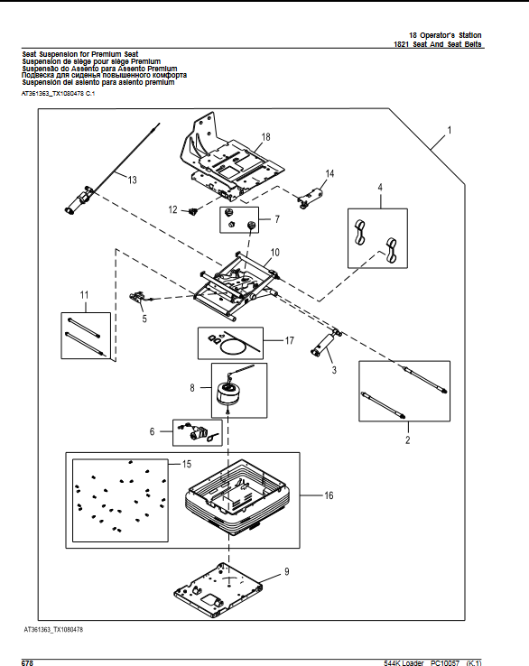 John Deere 544K Loader Parts Manual - Image 6