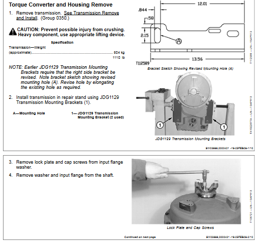 John Deere 624KR Loader Repair Technical Manual - Image 3