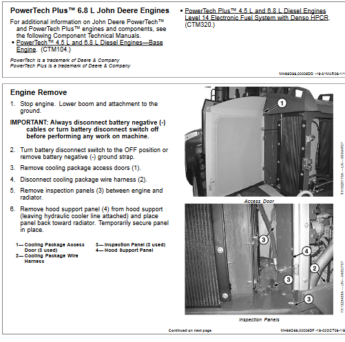 John Deere 624KR Loader Repair Technical Manual - Image 6
