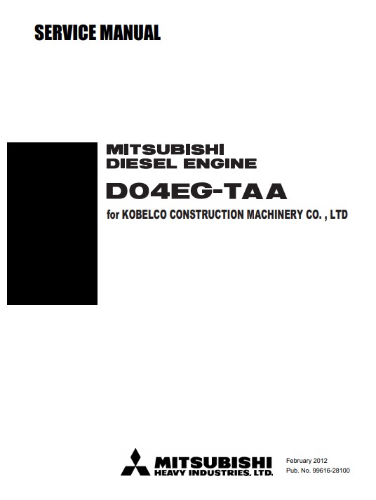 Kobelco 140SRLC-3 Excavator Service Repair Manual - Image 2