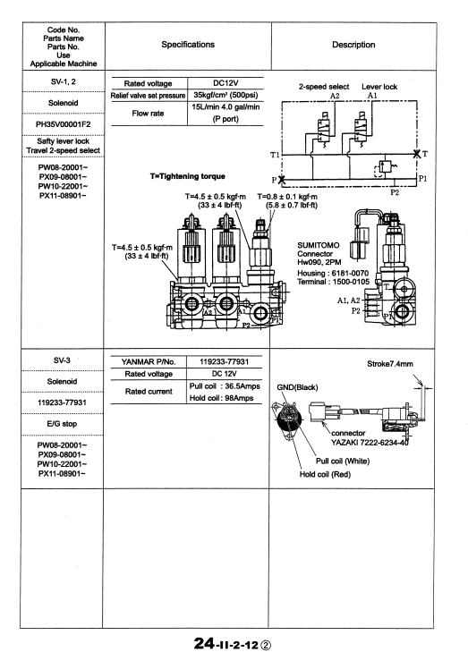 Kobelco SK30SR-2 , Kobelco SK35SR-2 Excavator Workshop Repair Manual - Image 4