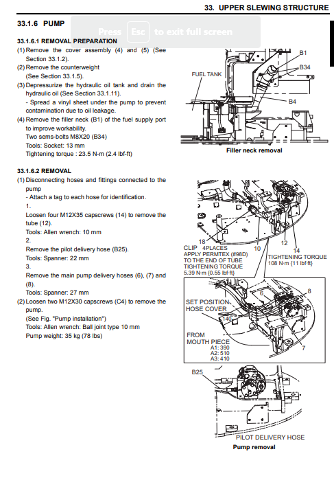 Kobelco SK50SR-5 Excavator Service Repair Manual - Image 4