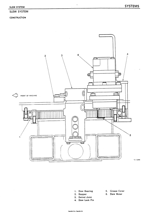 Kobelco SK013 , Kobelco SK015 Excavator Service Repair Manual - Image 6
