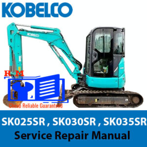 Comprehensive service manual for Kobelco SK025SR, SK030SR, and SK035SR excavators, detailing repair and maintenance procedures