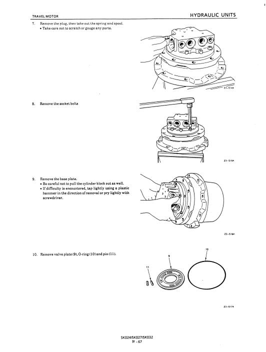 Kobelco SK024 , Kobelco SK027 , Kobelco SK032 Excavator Workshop Repair Manual - Image 3