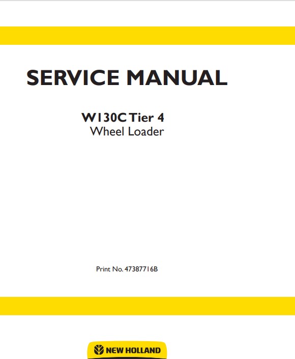 new holland w130c pdf