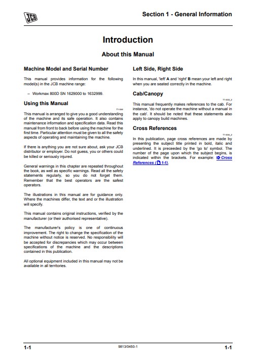 JCB Workmax 800D Service Repair Manual - Image 3