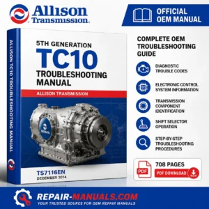 Allison 5th Generation TC10 Troubleshooting Manual PDF TS7116EN OEM factory diagnostic guide for Allison TC10 transmission