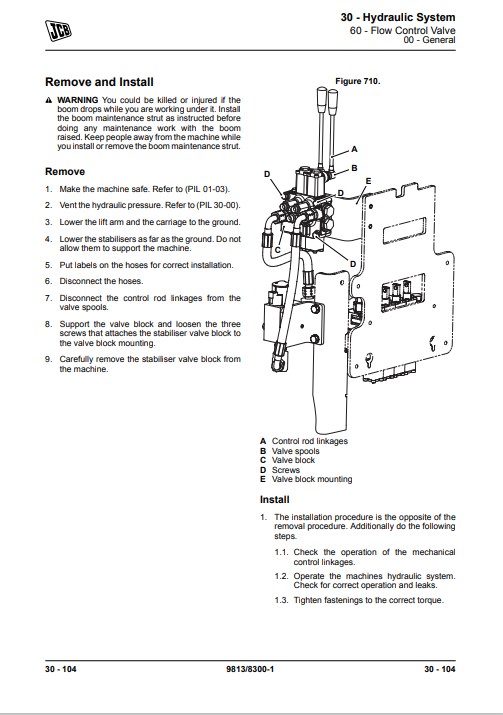 JCB 530-110, JCB 530-70 Telehandler Service repair manual - Image 5