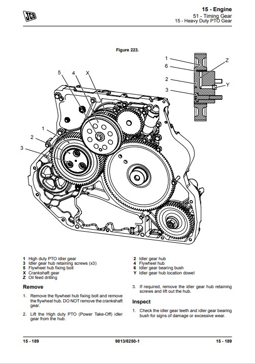 JCB 110w Hydradig Wheeled Excavator Service Repair Manual - Image 5
