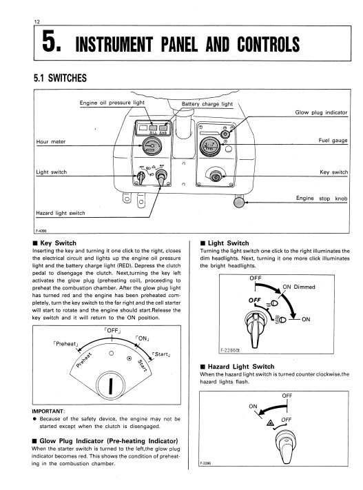 Kubota B9200 Tractor Operators Manual - Image 4