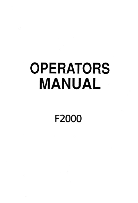 kubota f2000