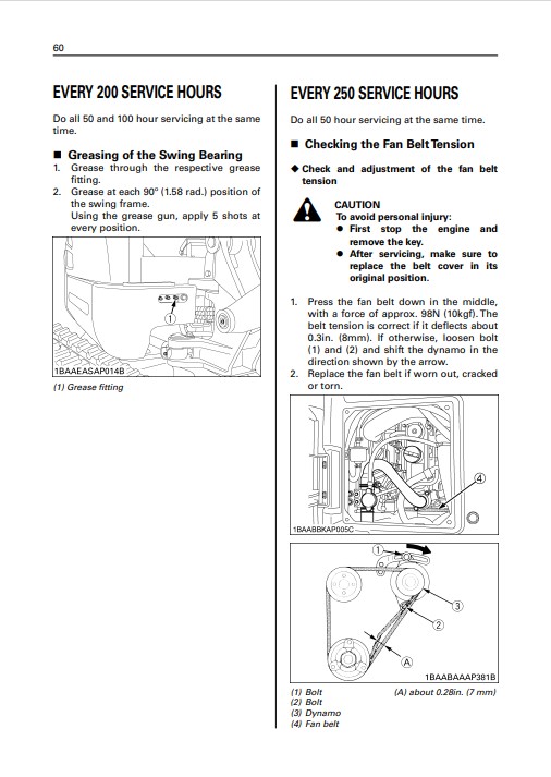 Kubota L2501 Tractor Workshop Manual - Image 4