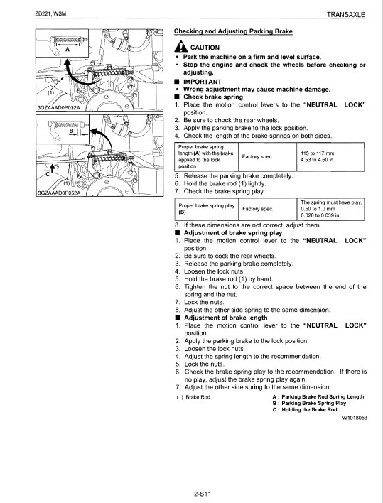 Kubota ZD221 Mower Service Repair Manual - Image 4