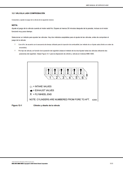 Mercedes MBE 4000 Diesel Engine Workshop Manual (EPA04) - Image 4