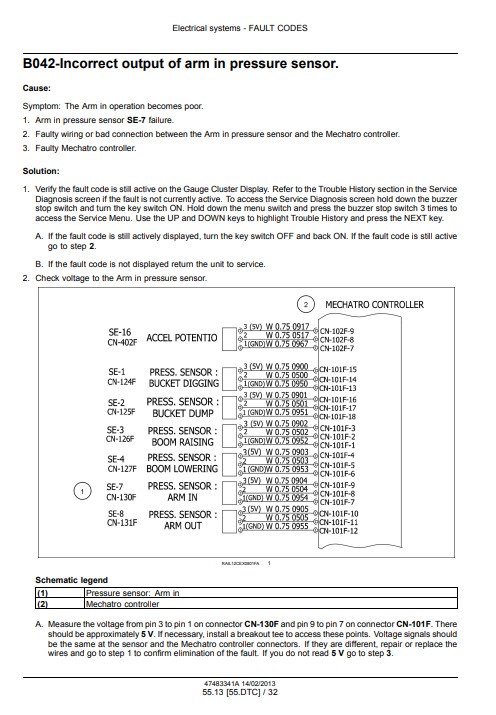 NEW HOLLAND E485C Excavator Service Repair Manual - Image 6