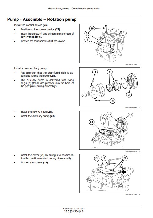 NEW HOLLAND WE150B Wheeled Excavator Service Repair Manual - Image 5