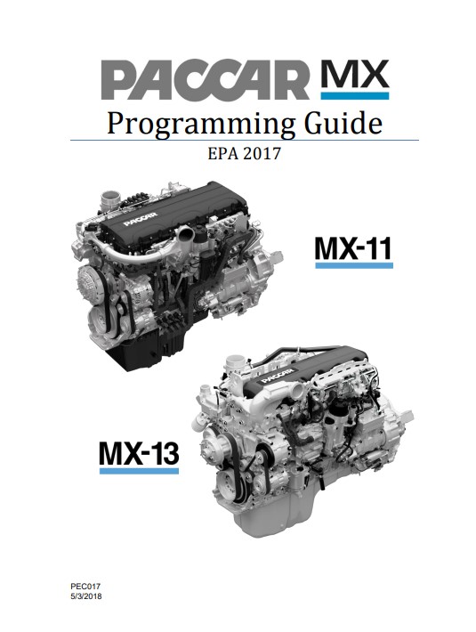 Paccar MX11 , Paccar MX13 EPA2017 Programming Guide - Image 2
