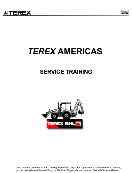 Terex BHL Service Training Manual - Image 2