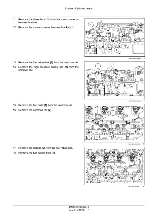 NEW HOLLAND F5 Engine Service Repair Manual - Image 4