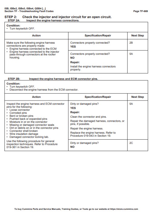 Cummins ISB, ISBe2, ISBe3, ISBe4, QSB4.5, QSB5.9, QSB6.7, ISC, QSC8.3, ISL, ISLe3, ISLe4, and QSL9, CM850 Engines Troubleshooting and Repair Manual - Image 6