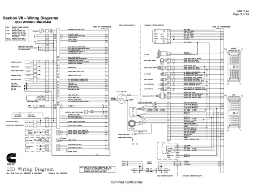 Cummins QSB Electronic Control Modules Wiring Diagram - Image 2