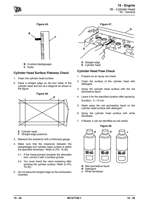 JCB CT 160 , JCB CT 260 Tandem Roller Service Repair Manual - Image 5
