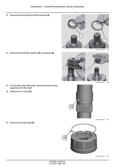 New Holland B95C, New Holland B95C TC, New Holland B110C Loader Backhoe Service Repair Manual - Image 6