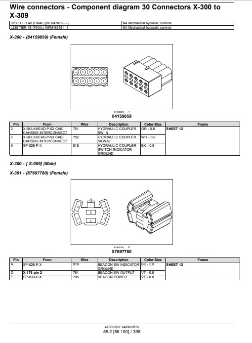 New Holland L230, New Holland C238 Loader Service Repair Manual - Image 4