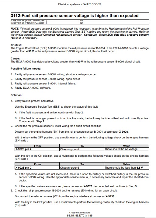 New Holland L230, New Holland C238 Loader Service Repair Manual - Image 5