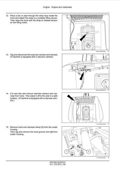 New Holland W130C, New Holland W170C Wheel Loader Service Repair Manual - Image 4