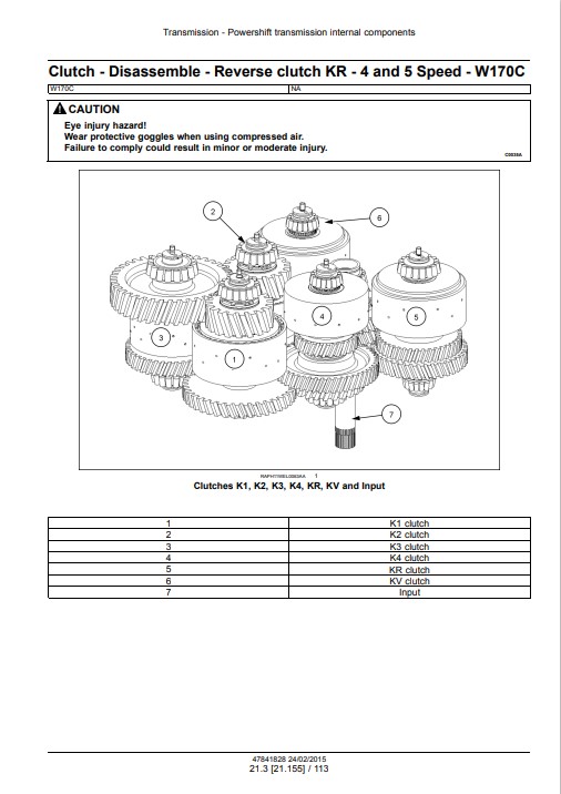 New Holland W130C, New Holland W170C Wheel Loader Service Repair Manual - Image 4