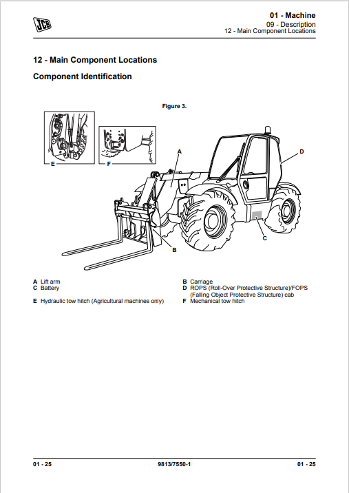 JCB 527-58 Telehandler Service Repair Manual - Image 3