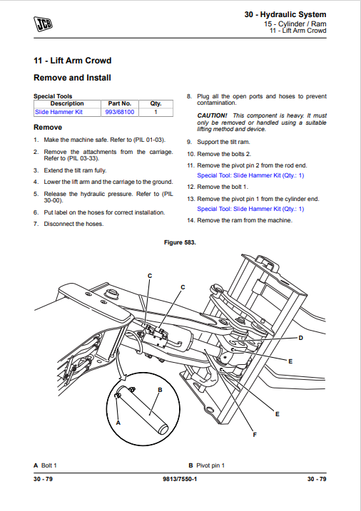 JCB 527-58 Telehandler Service Repair Manual - Image 5
