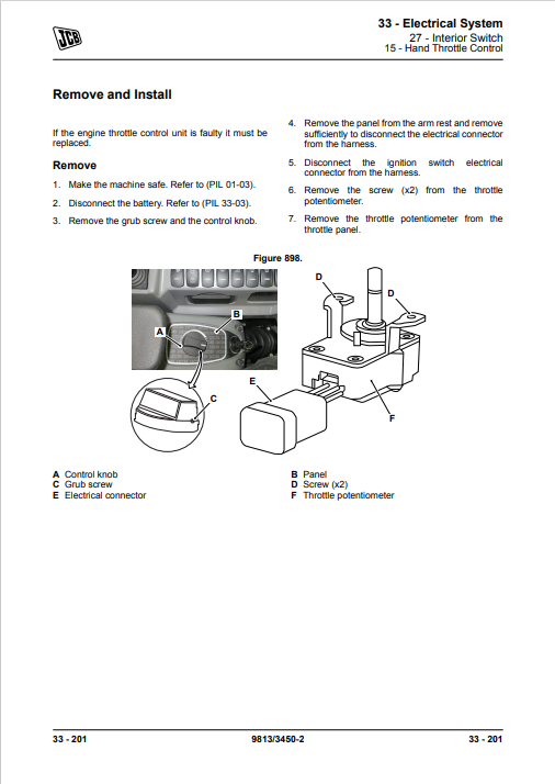 JCB 67C-1 Excavator Service Repair Manuals - Image 6