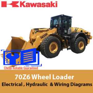 Comprehensive diagrams illustrating the electrical, hydraulic, and wiring systems of the Kawasaki 70Z6