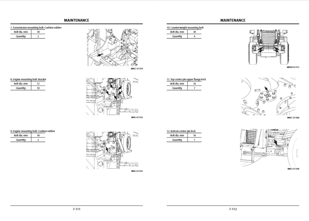 Kawasaki 70Z6, Kawasaki 80Z6 Wheel Loader Operation & Maintenance Manual - Image 5
