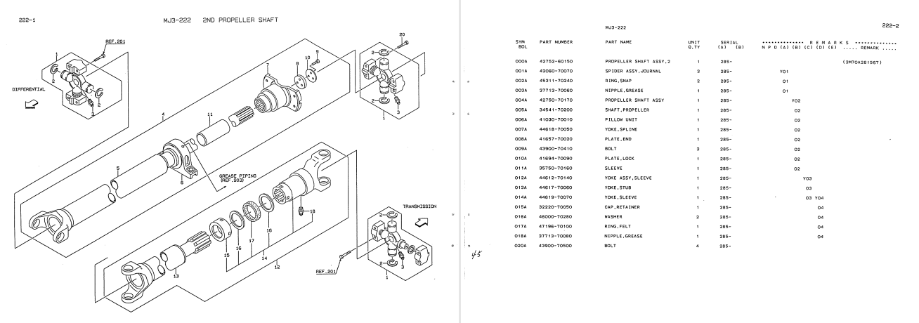 Kawasaki 80ZII Wheel Loader Parts Catalog - Image 4
