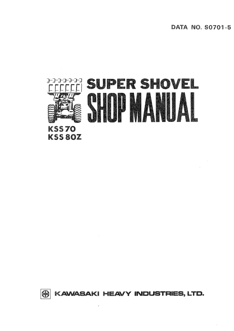 Kawasaki KSS70, Kawasaki KSS80Z Workshop Manual - Image 2