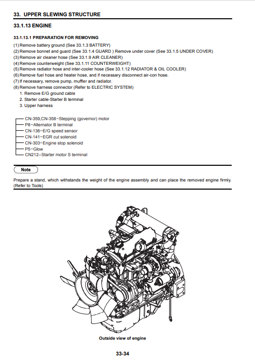 Kobelco 80CS-2 Acera Excavator Service Repair Manual - Image 6