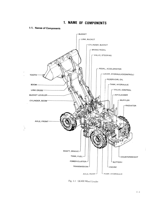 Kobelco LK400 Wheel Loader Workshop Repair Manual - Image 4