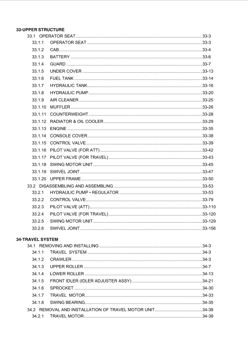 Kobelco SK210-8 ACERA MARK 8 Workshop Repair Manual - Image 5