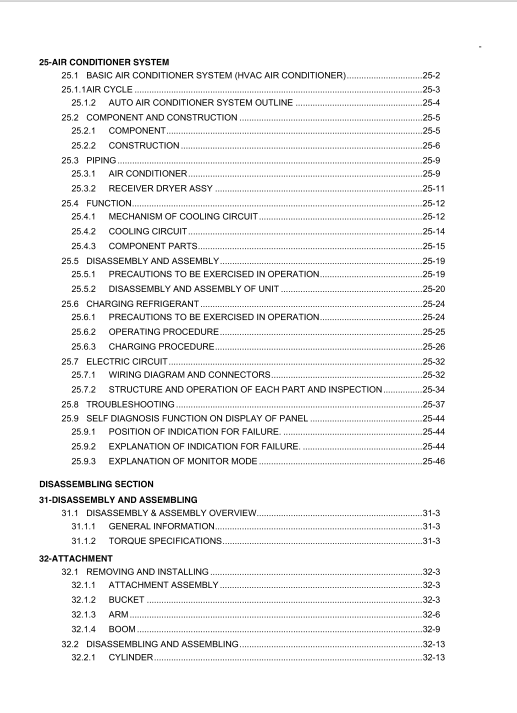 Kobelco SK210-8 ACERA MARK 8 Workshop Repair Manual - Image 6