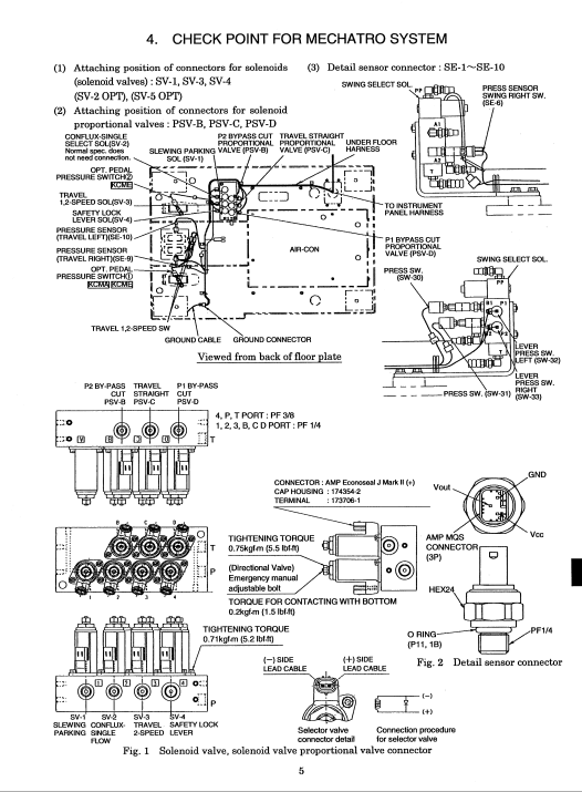 Kobelco SK80CS-1E Excavator Service Repair Manual - Image 7