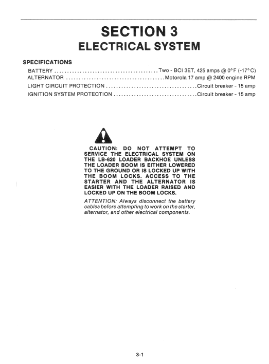 New Holland LB620 Backhoe Loader Service Repair Manual - Image 6