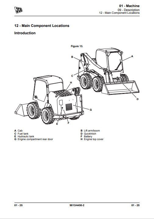 JCB 135 HD, JCB 155 HD SkidSteer Loader Service Repair Manual - Image 3