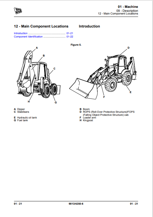 JCB 3CXG Backhoe Loader Service Repair Manual - Image 3