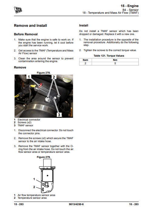 JCB 3CXG Backhoe Loader Service Repair Manual - Image 4