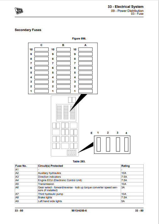 JCB 3CXG Backhoe Loader Service Repair Manual - Image 6
