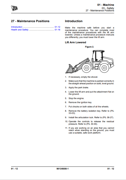 JCB 219S Loader Service Repair Manual - Image 5